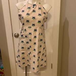 Adorable retro print dress